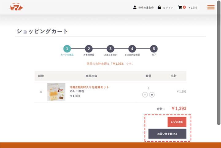 お買い物をする